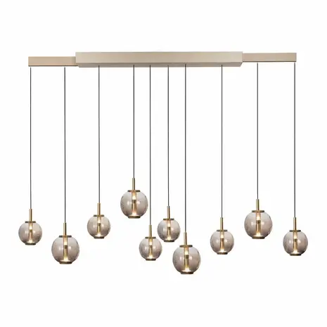 Neuhaus PURE Hanglamp E-Infinity 10 lichts L 100-198 cm champagne