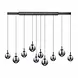 Neuhaus PURE Hanglamp E-Infinity 10 lichts L 100-198 cm donker grijs