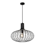 Lucide MANUELA - Hanglamp - Ø 50 cm - 1xE27 - Zwart