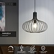 Lucide MANUELA - Hanglamp - Ø 50 cm - 1xE27 - Zwart