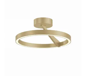 Artdelight Plafondlamp Oregon up down Ø 33 cm champagne