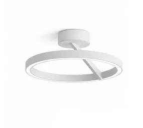 Artdelight Plafondlamp Oregon up down Ø 33 cm wit