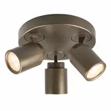 Freelight Spot Razza 3 lichts Ø 21 cm GU10 brons goud