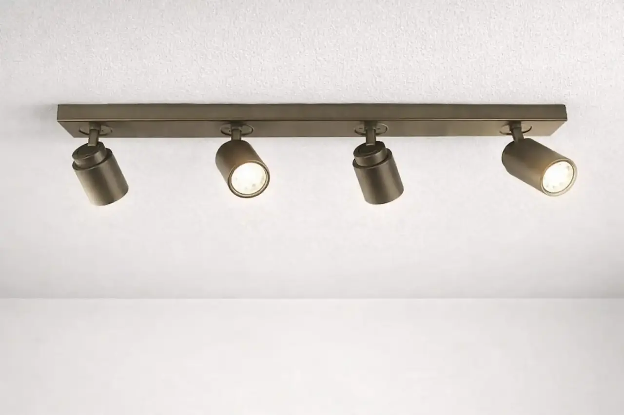 Freelight Spot Razza 4 lichts L 76 cm  GU10 brons goud