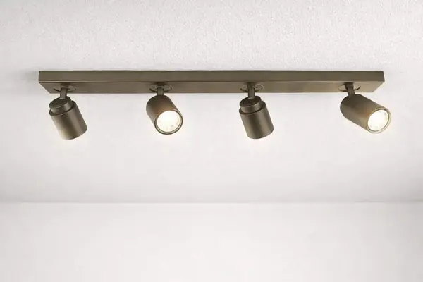 Freelight Spot Razza 4 lichts L 76 cm  GU10 brons goud