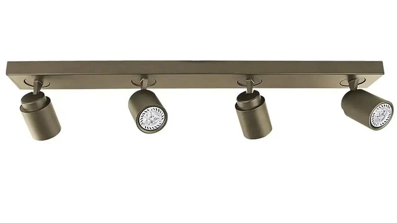 Freelight Spot Razza 4 lichts L 76 cm  GU10 brons goud