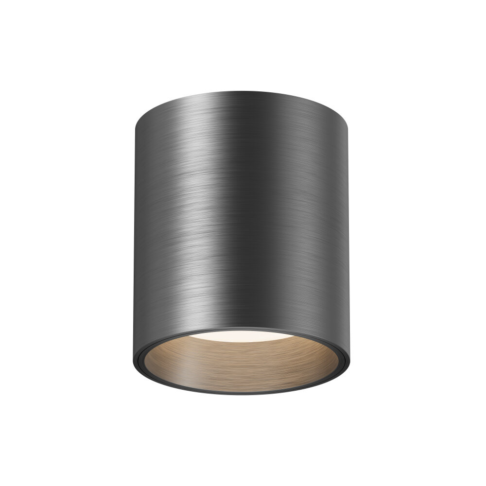 Lucide STRAXX - Plafondspot - Ø 8 cm - LED Dimb. - CCT - 1x15W 2700K/4000K - Mat zwart chroom - Premium