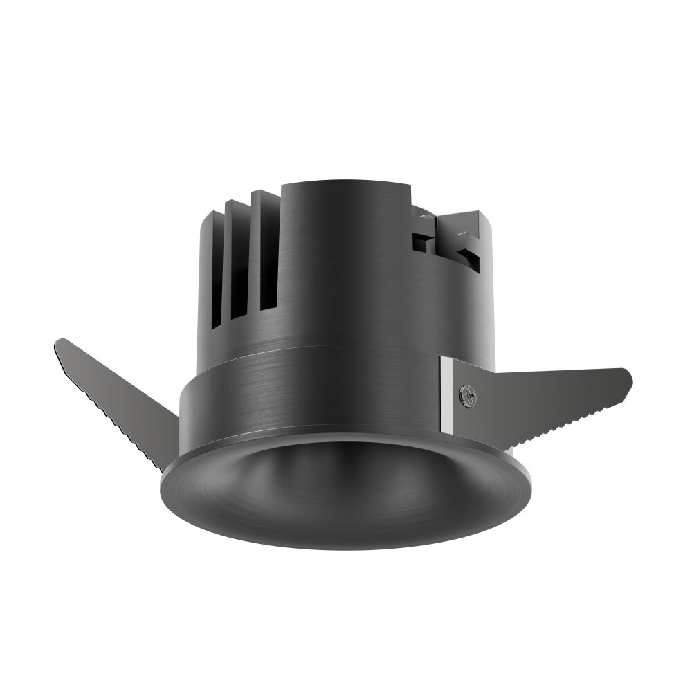 Lucide SNAXX - Inbouwspot - Ø 8 cm - LED Dimb. - CCT - 1x12W 2700K/4000K - Mat zwart chroom - Premium