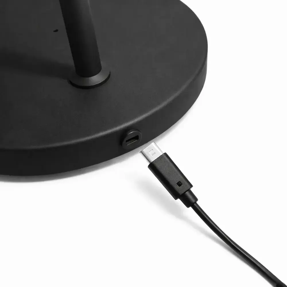 Expo Trading Vloerlamp Duuk oplaadbaar H 166 cm zwart