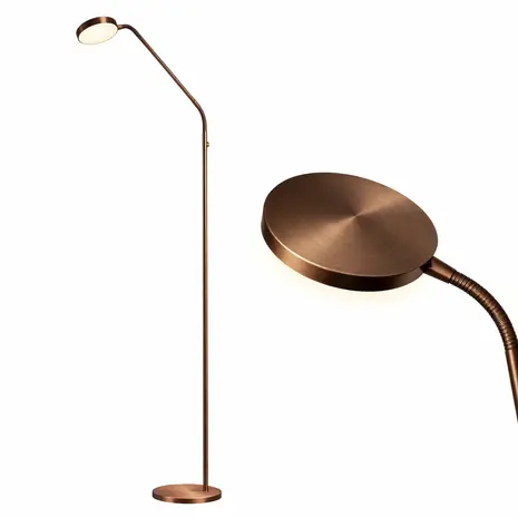 Expo Trading Vloerlamp Duuk oplaadbaar H 166 cm brons