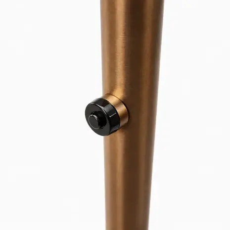Expo Trading Vloerlamp Duuk oplaadbaar H 166 cm brons