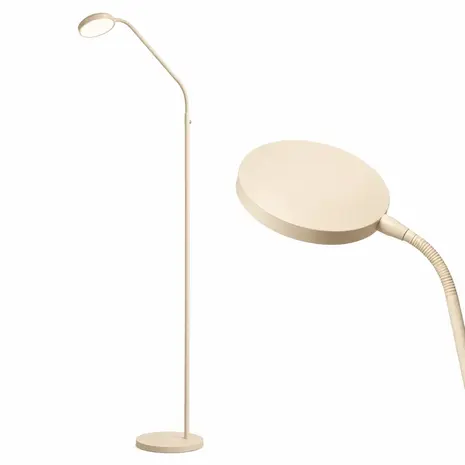 Expo Trading Vloerlamp Duuk oplaadbaar H 166 cm beige