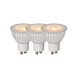 Lucide MR16 - Led lamp - Ø 5 cm - LED Dimb. - GU10 (MR16) - 3x5W 3000K - Wit - Set van 3 Lucide MR16 - Led lamp - Ø 5 cm - LED Dimb. - GU10 (MR16) - 3x5W 3000K - Wit - Set van 3
