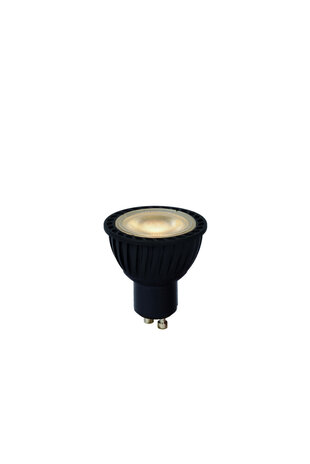 Lucide MR16 - Led lamp - Ø 5 cm - LED Dimb. - GU10 (MR16) - 3x5W 3000K - Zwart - Set van 3 Lucide MR16 - Led lamp - Ø 5 cm - LED Dimb. - GU10 (MR16) - 3x5W 3000K - Zwart - Set van 3