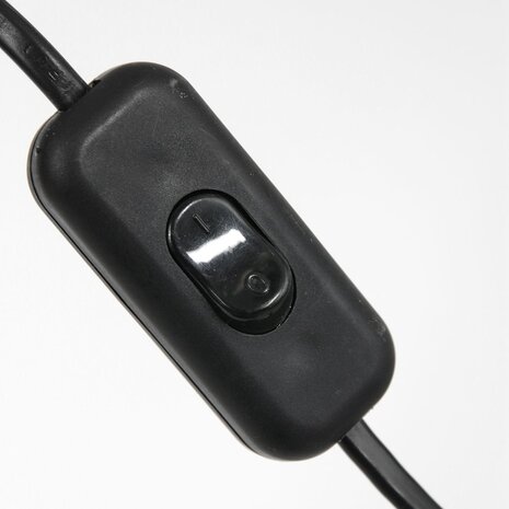 Steinhauer Wandlamp Sparkled light 8141zw zwart kap goud velours