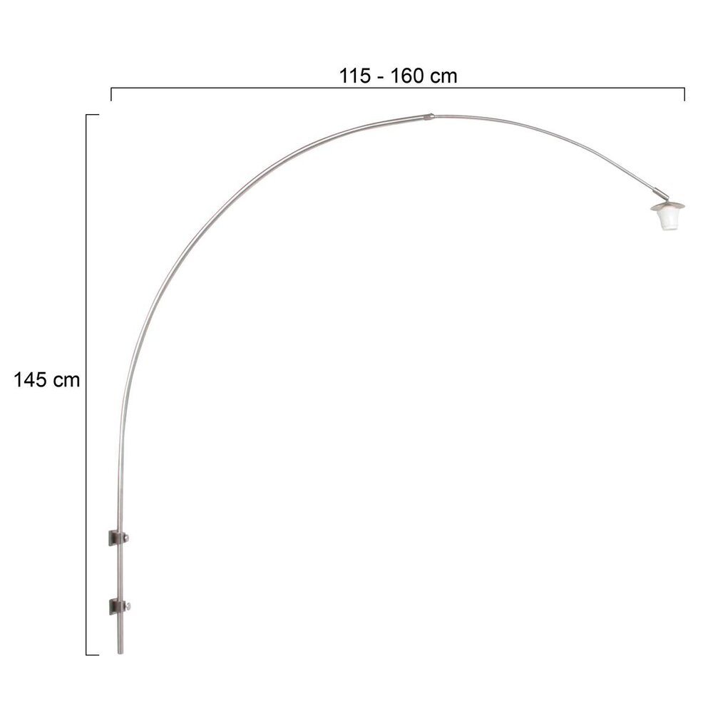 Steinhauer Wandlamp Sparkled light 1481st staal