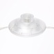 Steinhauer Vloerlamp Sparkled light 9678 staal kap kunststof wit