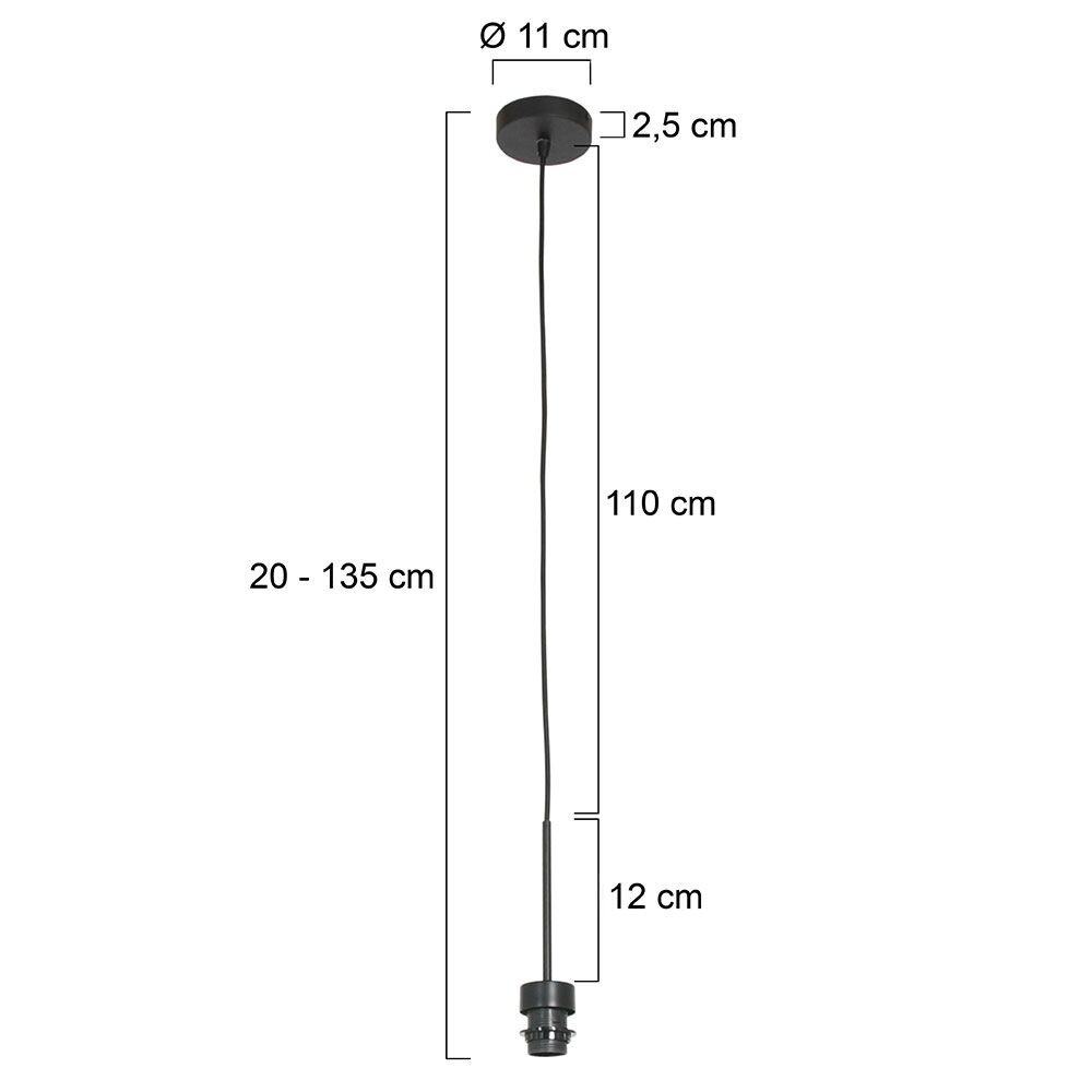 Steinhauer Hanglamp Sparkled light 3602 zwart Steinhauer Hanglamp Sparkled light 3602 zwart