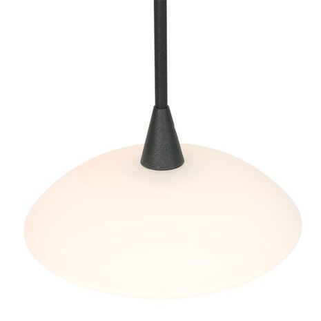 Steinhauer Hanglamp tallerken LED 2654zw zwart