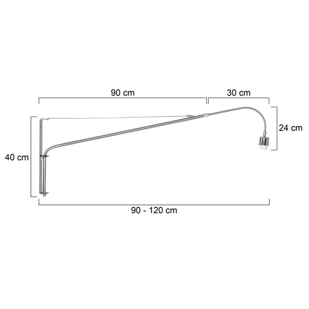 Steinhauer Wandlamp elegant classy 2574st staal
