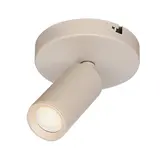 Freelight Spot Scolo 1 lichts Ø 10 cm beige
