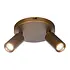 Spot Scolo 2 lichts Ø 15 cm brons goud