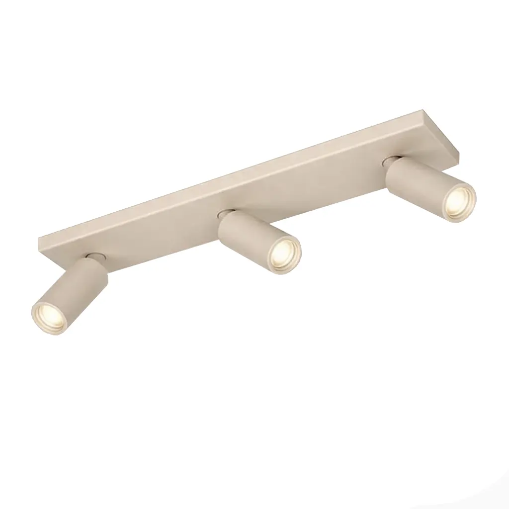 Freelight Spot Scolo 3 lichts L 46 cm beige