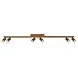 Freelight Spot Scolo 6 lichts L 119 cm brons goud