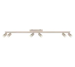 Freelight Spot Scolo 6 lichts L 119 cm beige