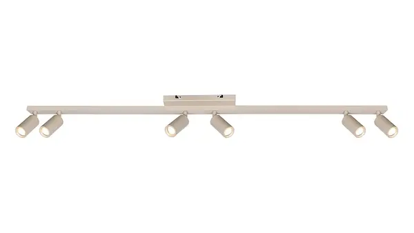 Freelight Spot Scolo 6 lichts L 119 cm beige