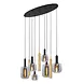 Lucide JOANET - Hanglamp - 4xE27 & 3xGU10 - Messing Lucide JOANET - Hanglamp - 4xE27 & 3xGU10 - Messing