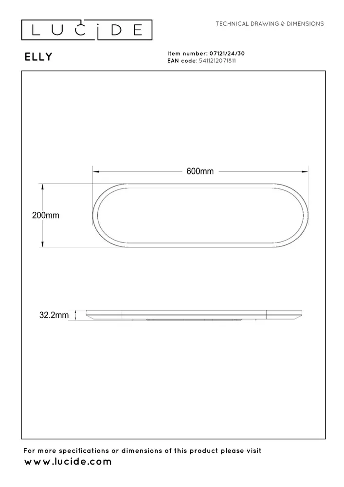 Lucide ELLY - Plafonnière - LED Dimb. - CCT - 1x24W 2700K/4000K - Opaal | Essential