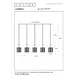 Lucide LAMBRES - Hanglamp - 5xE27 - Taupe