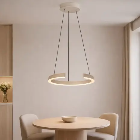 Freelight Hanglamp Cavallo Ø 50 cm comfortlift beige