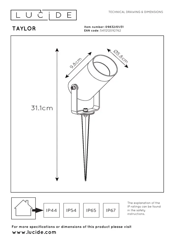 Lucide OLIVIA - Hanglamp - Ø 50 cm - 3xE27 - Fumé