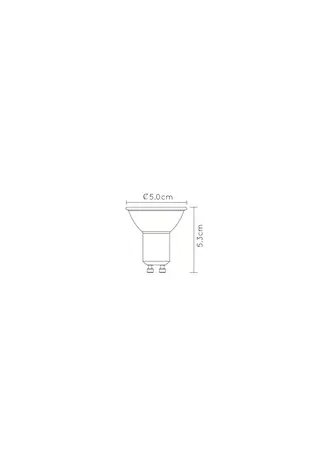 Lucide MR16 - Led lamp - Ø 5 cm - LED Dim to warm - GU10 (MR16) - 1x5W 2200K/3000K - Zwart Lucide MR16 - Led lamp - Ø 5 cm - LED Dim to warm - GU10 (MR16) - 1x5W 2200K/3000K - Zwart