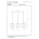 Lucide CORINA - Hanglamp - 3xE27 - Beige