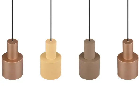 Trio Leuchten Hanglamp Agudo 4 lichts L 80 cm zwart Trio Leuchten Hanglamp Agudo 4 lichts L 80 cm zwart