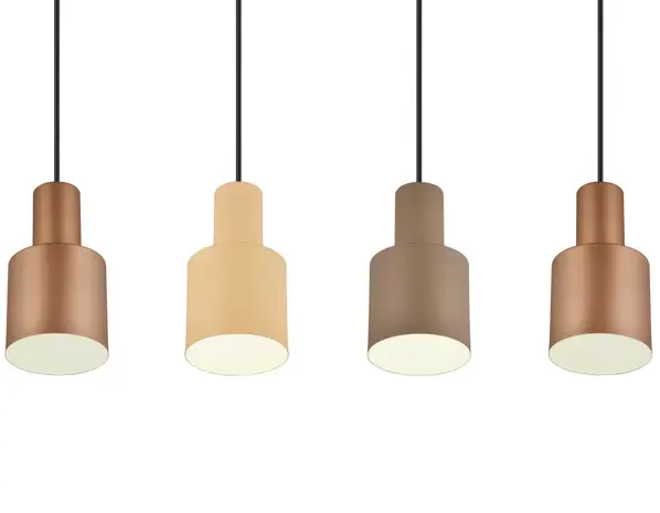 Trio Leuchten Hanglamp Agudo 4 lichts L 80 cm zwart Trio Leuchten Hanglamp Agudo 4 lichts L 80 cm zwart