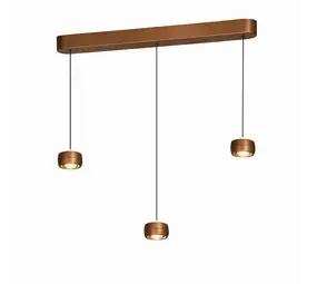 Freelight Hanglamp Cosmo 3 lichts L 90 cm comfortlift brons goud