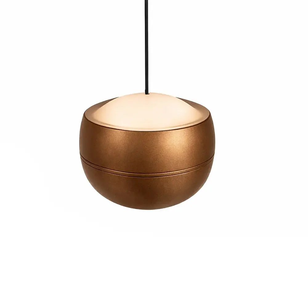 Freelight Hanglamp Cosmo 3 lichts L 90 cm comfortlift brons goud