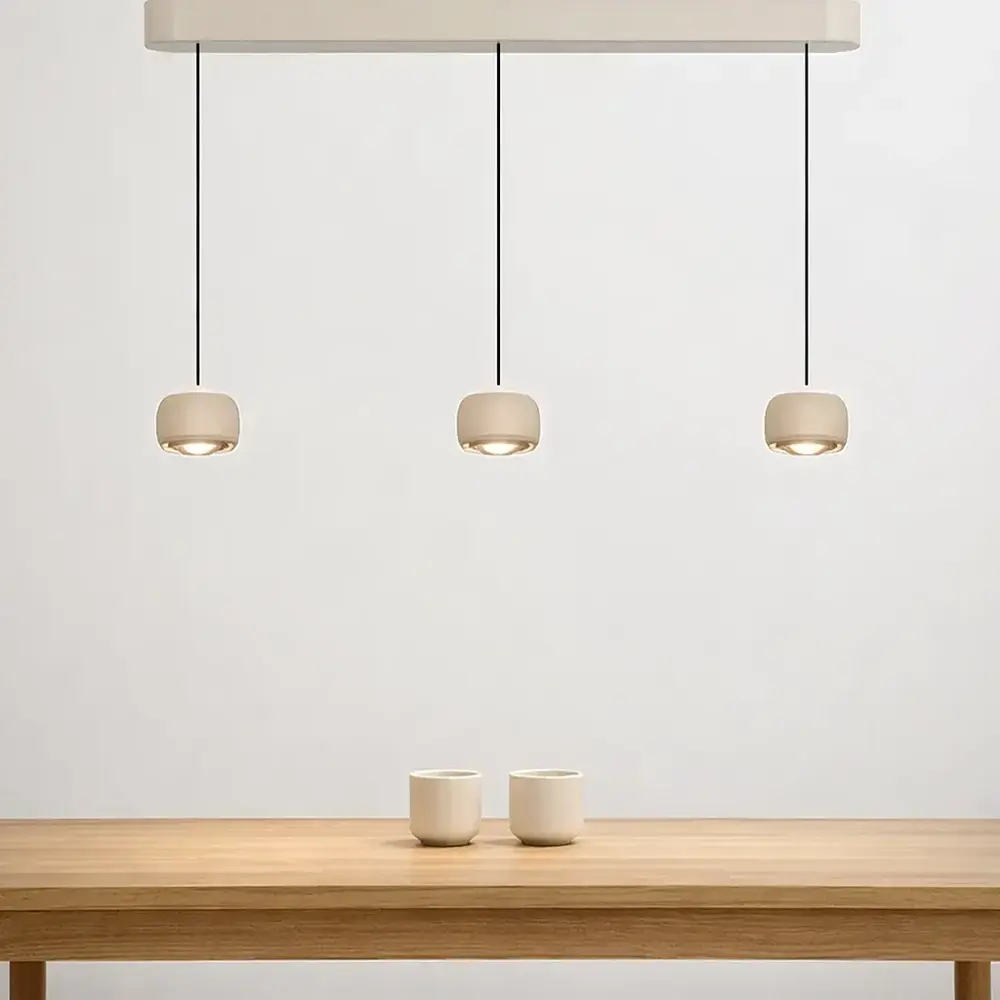 Freelight Hanglamp Cosmo 3 lichts L 90 cm comfortlift beige