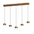 Hanglamp Cosmo 5 lichts L 120 cm comfortlift brons goud