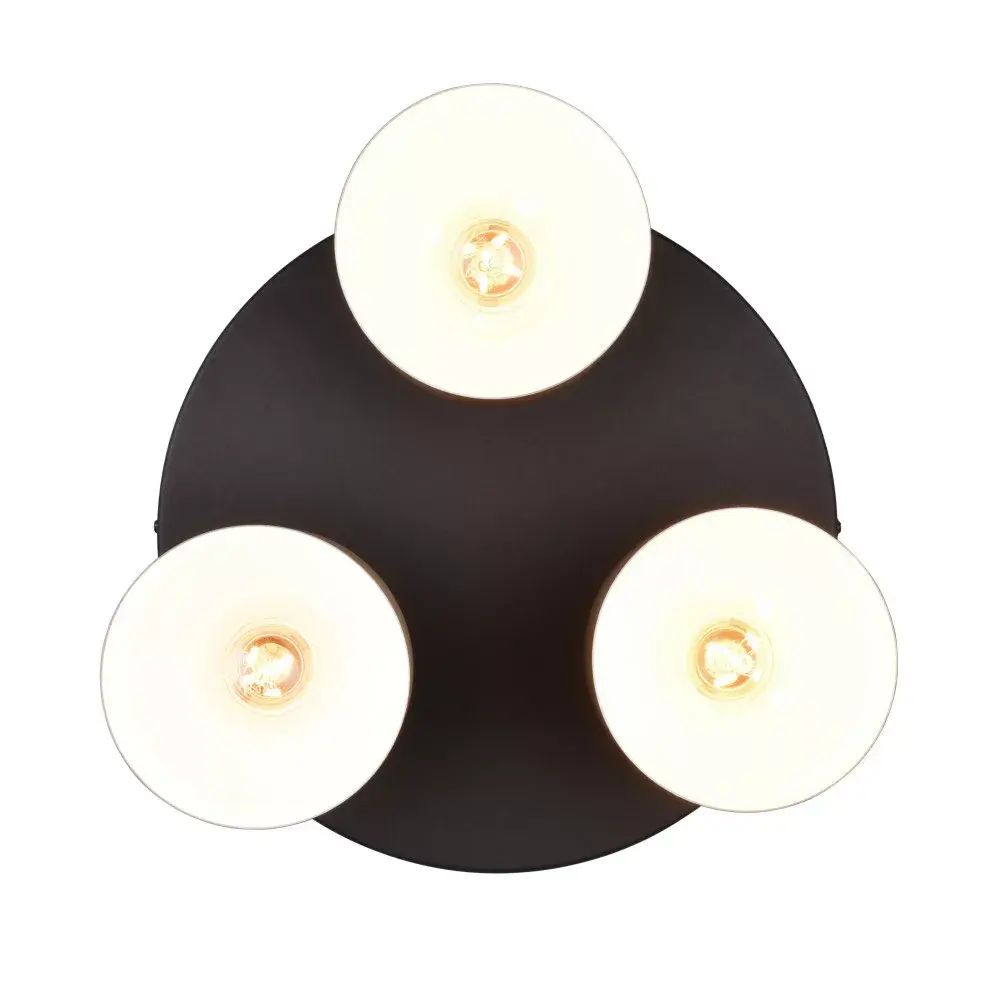 Trio Leuchten Plafondlamp Agudo 3 lichts Ø 30 cm zwart Trio Leuchten Plafondlamp Agudo 3 lichts Ø 30 cm zwart