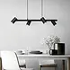 Trio Leuchten Hanglamp Marley 4 lichts L 80 cm zwart Trio Leuchten Hanglamp Marley 4 lichts L 80 cm zwart