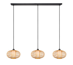 THULINE - Hanglamp - 3xE27 - Lichte houtlook | Essential THULINE - Hanglamp - 3xE27 - Lichte houtlook | Essential