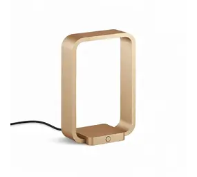 Artdelight Tafellamp Modesto H 20 cm champagne