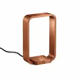 Artdelight Tafellamp Modesto H 20 cm koper brons