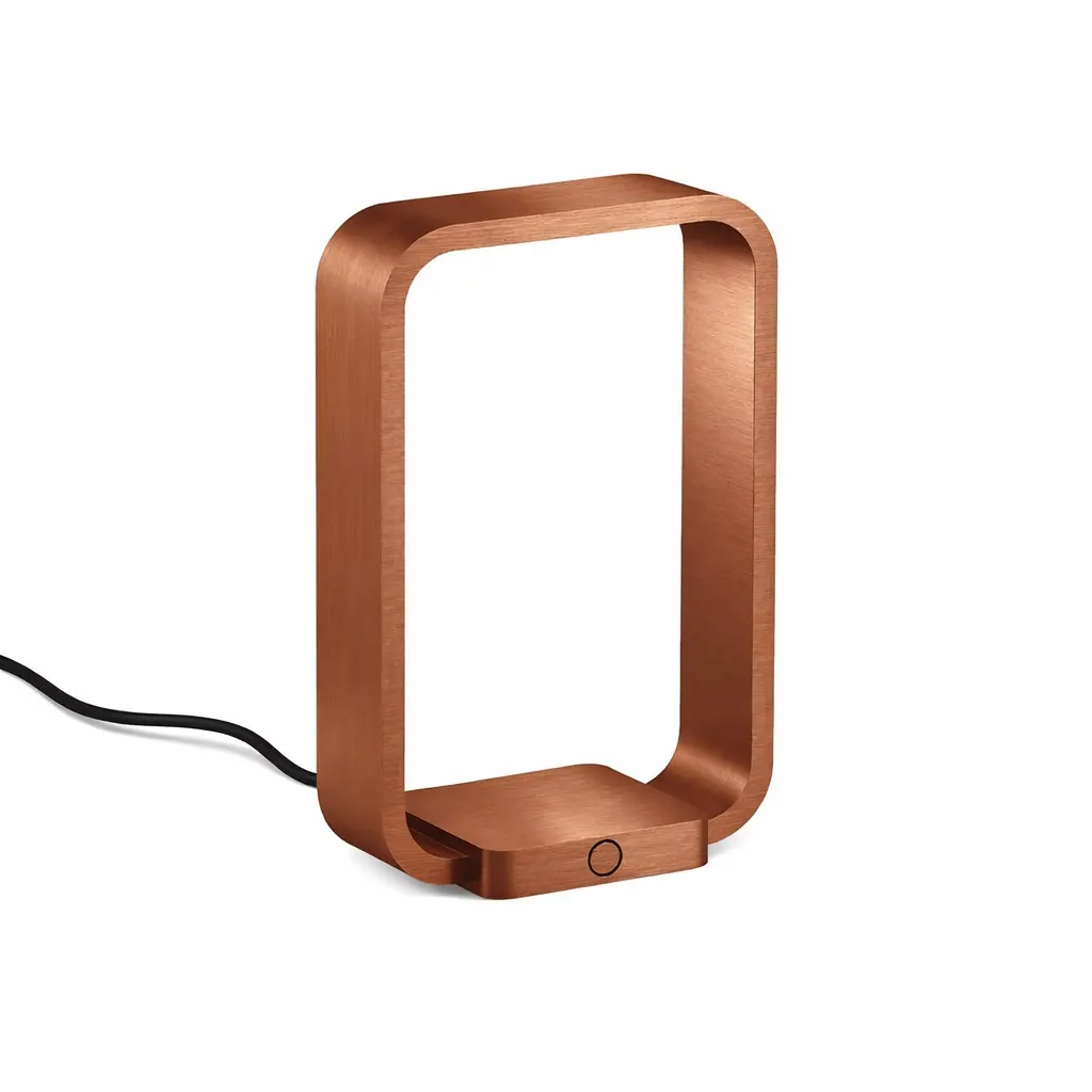 Artdelight Tafellamp Modesto H 20 cm koper brons