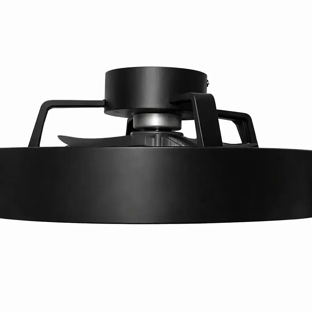 Freelight Plafondventilator Fiato Ø 50 cm zwart